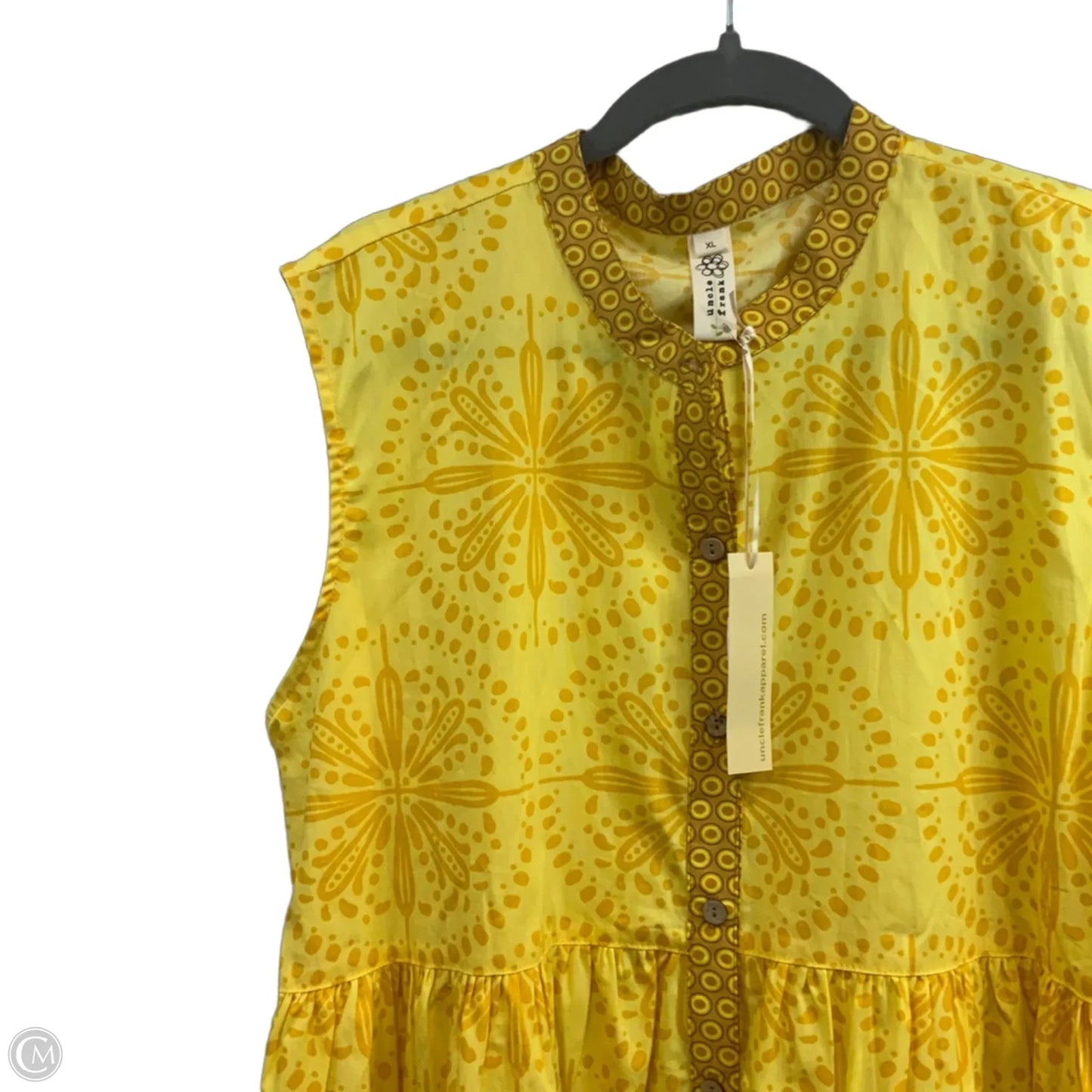 Dress Casual Short By Uncle Frank In Yellow, Size: Xl