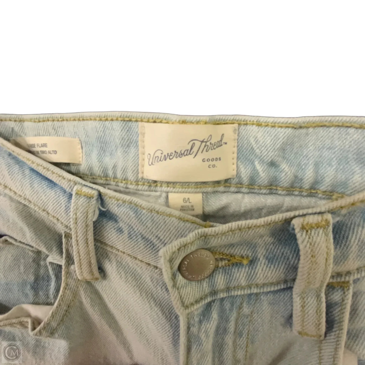 Jeans Flared By Universal Thread In Blue Denim, Size: 6l