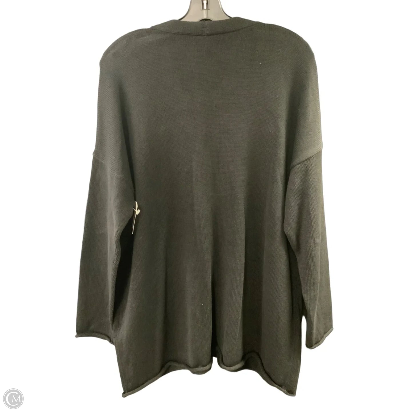 Sweater Cardigan By Eileen Fisher In Black, Size: L