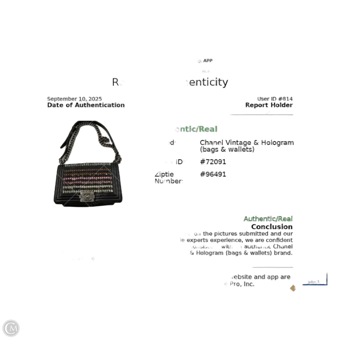 Handbag Luxury Designer By Chanel, Size: Medium