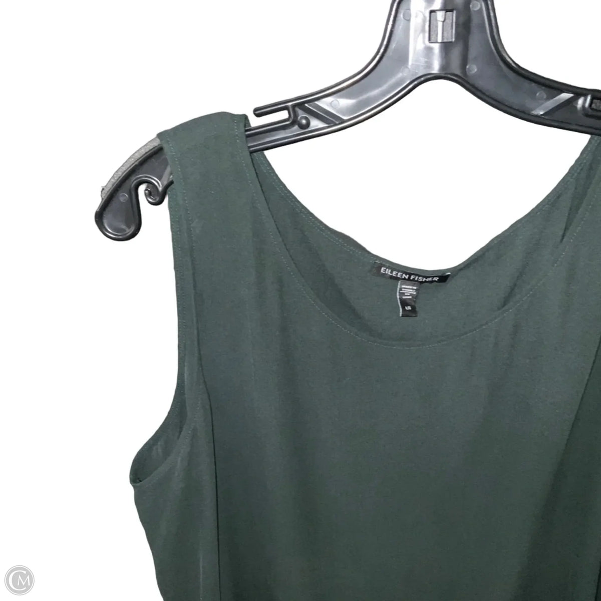 Top Sleeveless By Eileen Fisher In Green, Size: L