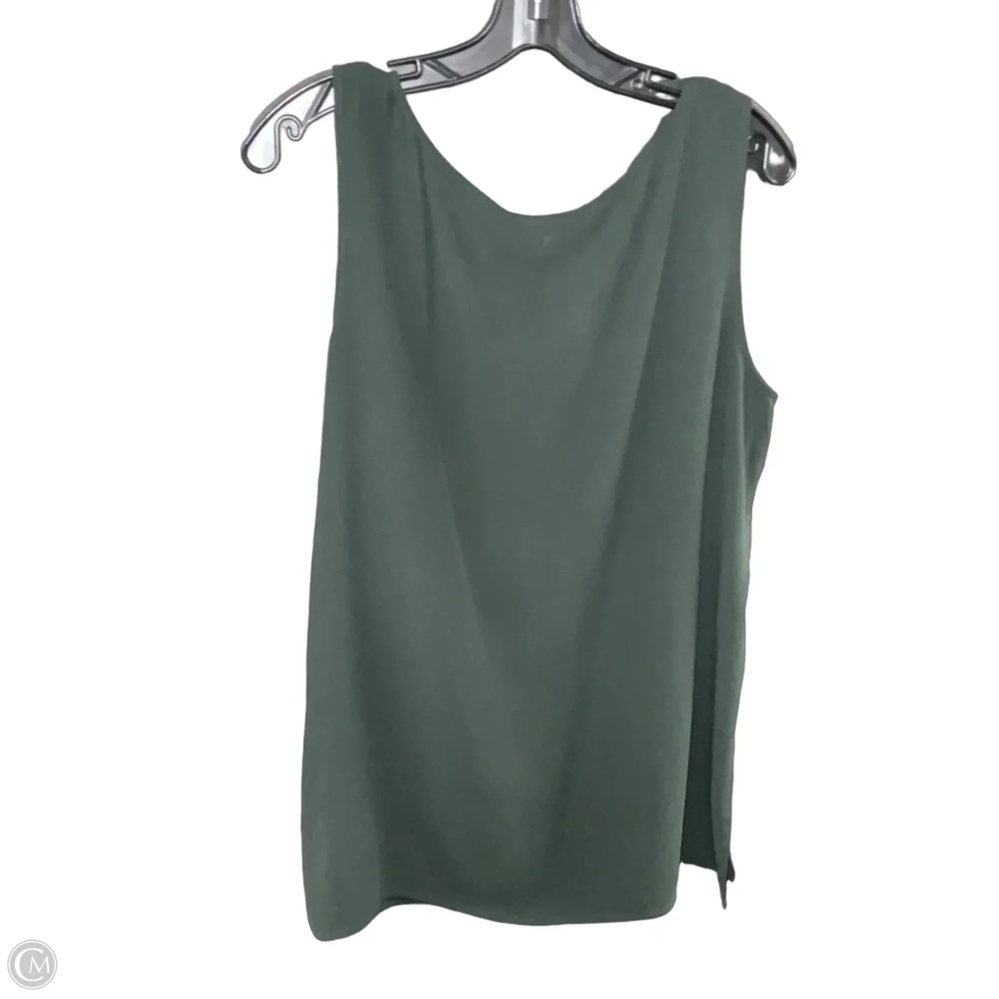 Top Sleeveless By Eileen Fisher In Green, Size: L