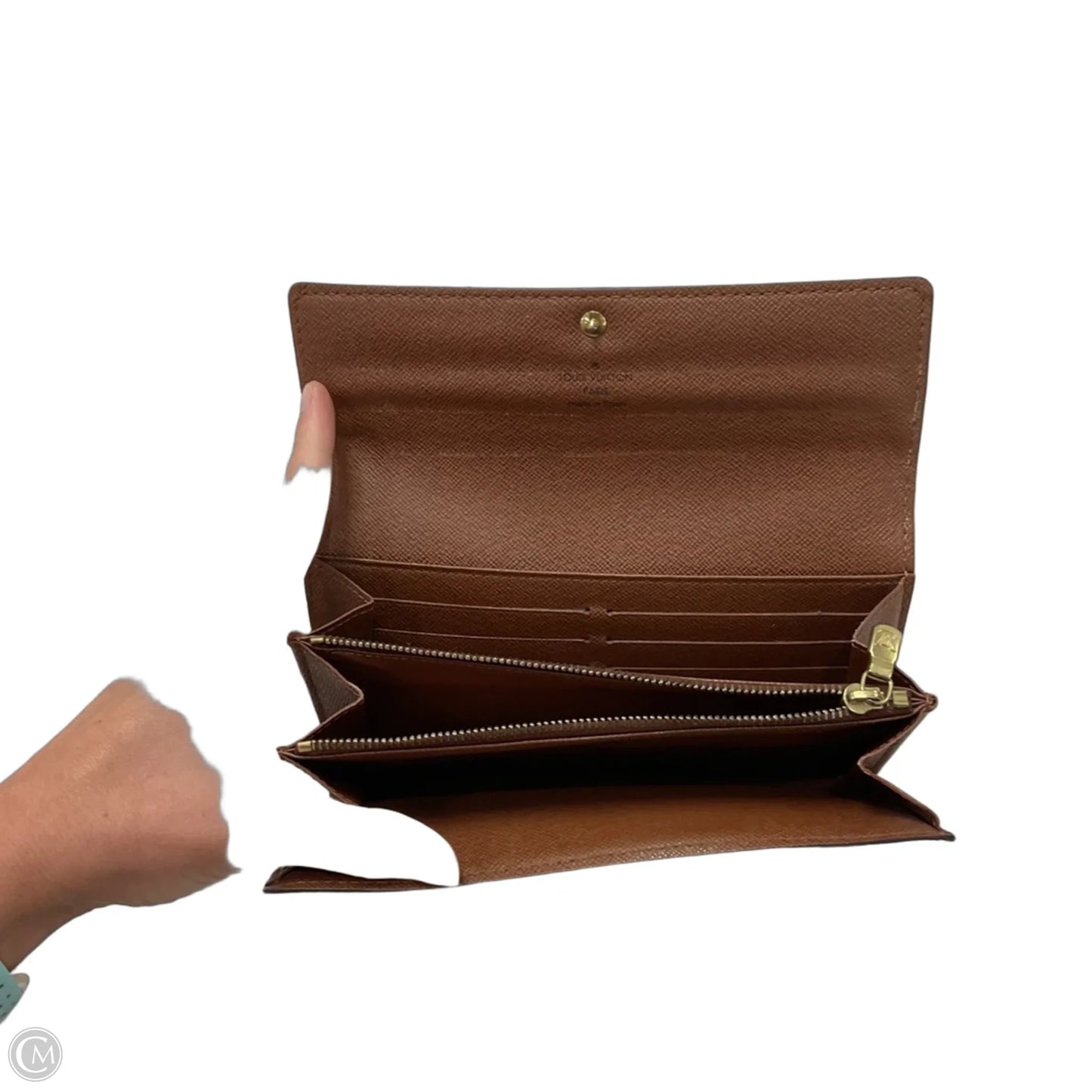 Wallet Luxury Designer By Louis Vuitton, Size: Large