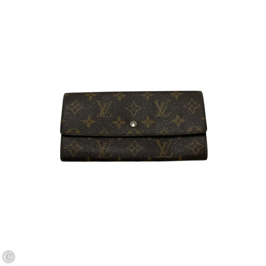 Wallet Luxury Designer By Louis Vuitton, Size: Medium
