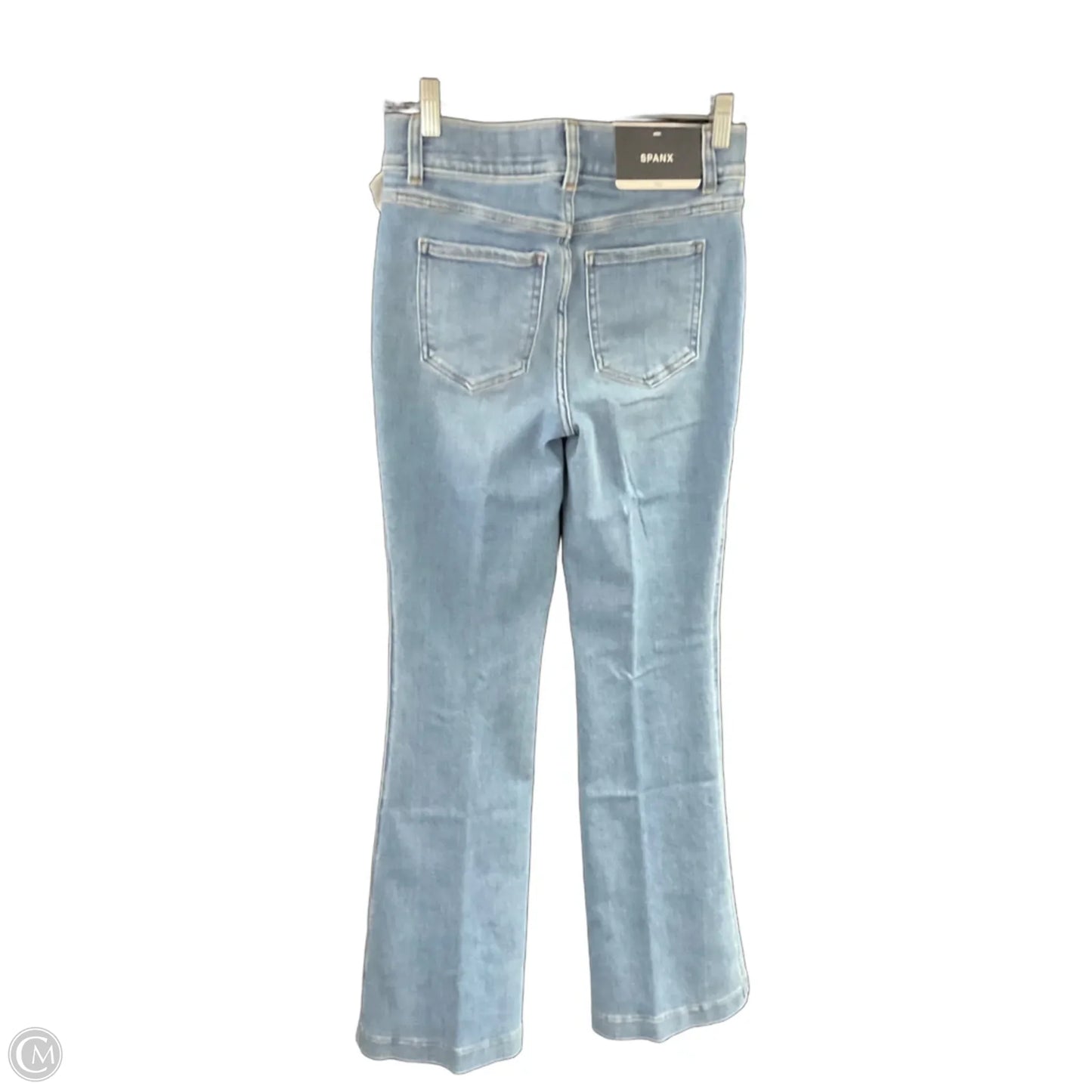 Jeans Flared By Spanx In Blue Denim, Size: S