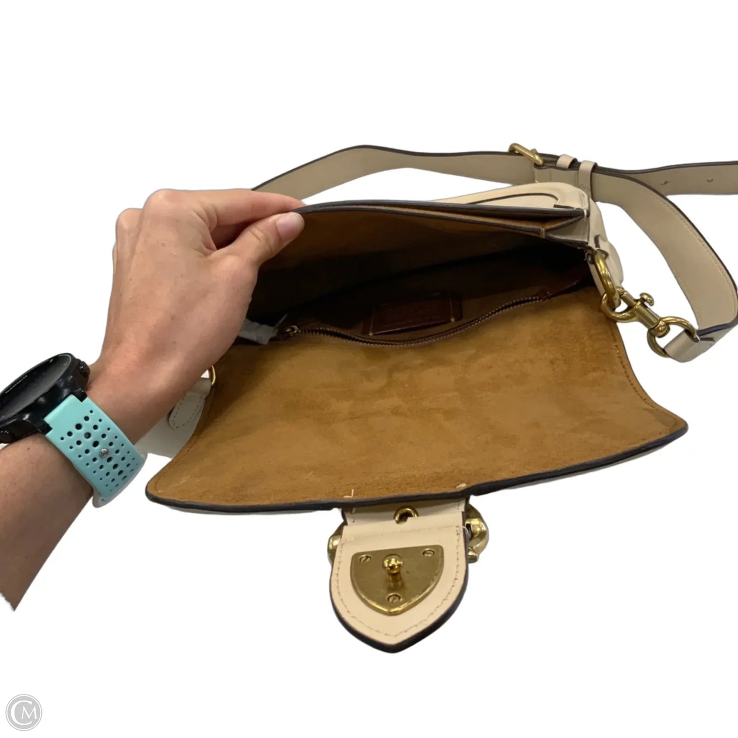Crossbody Designer By Coach, Size: Small