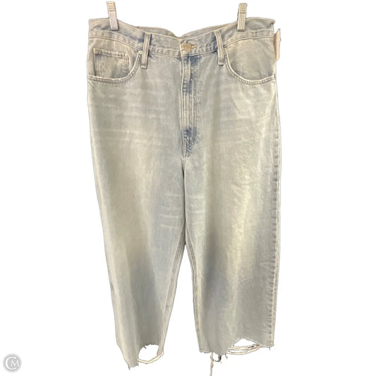Jeans Wide Leg By Hudson In Blue Denim, Size: 18