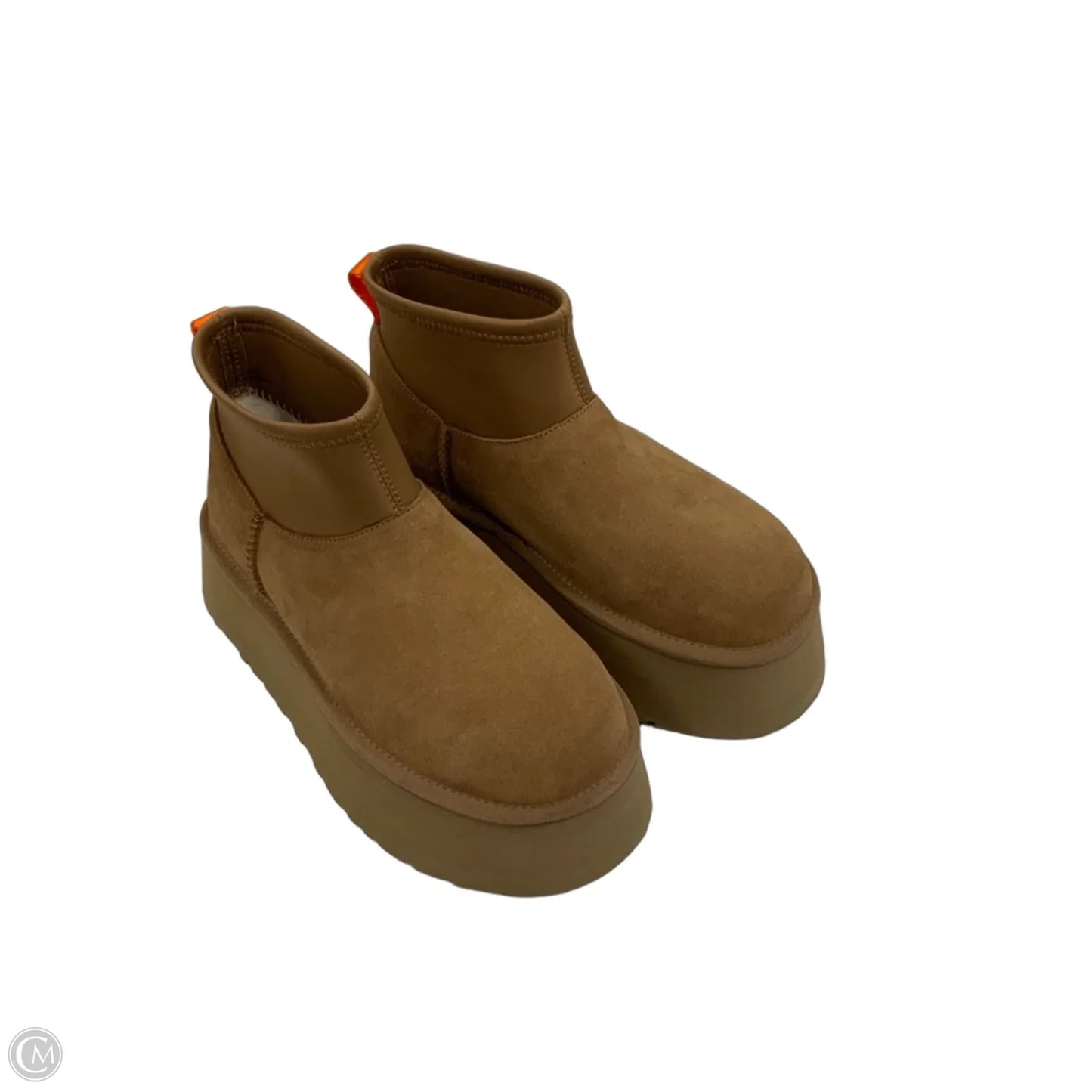 Boots Ankle Flats By Ugg In Brown, Size: 6
