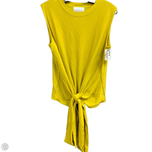 Top Sleeveless By Modern Citizen In Yellow, Size: Xl