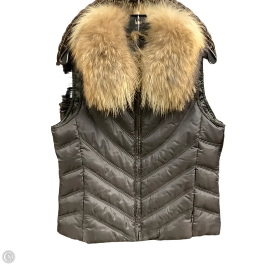 Vest Puffer & Quilted By Pasha & Jo In Black, Size: S