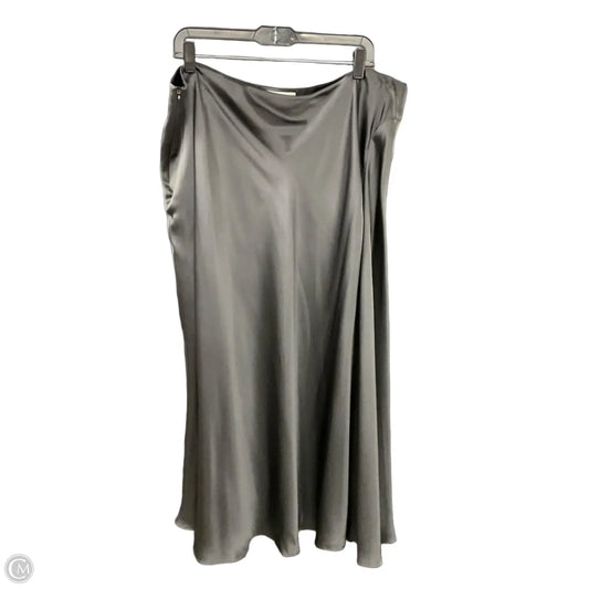 Skirt Designer By Lafayette 148 In Grey, Size: 18