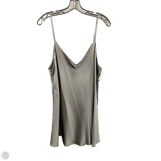Top Sleeveless Designer By Lafayette 148 In Grey, Size: Xl