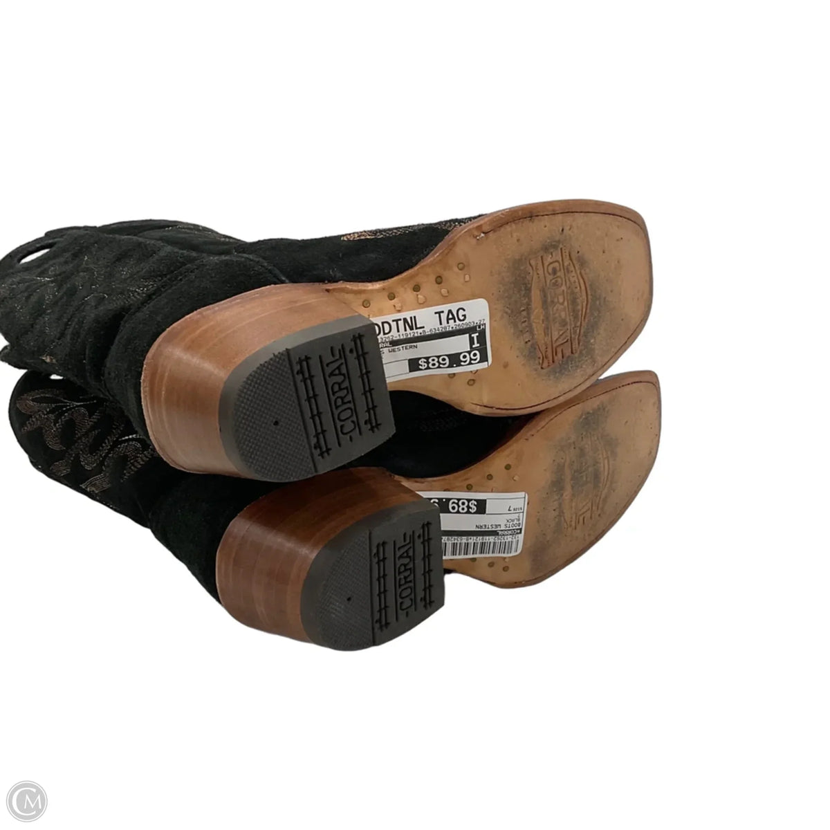 Boots Western By Corral In Black, Size: 7