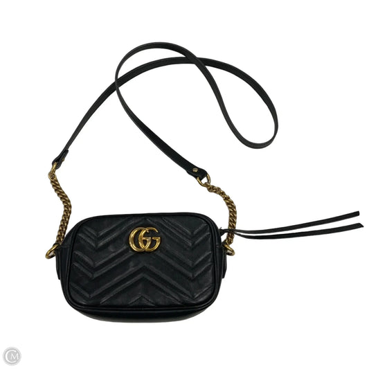 Crossbody Luxury Designer By Gucci, Size: Small
