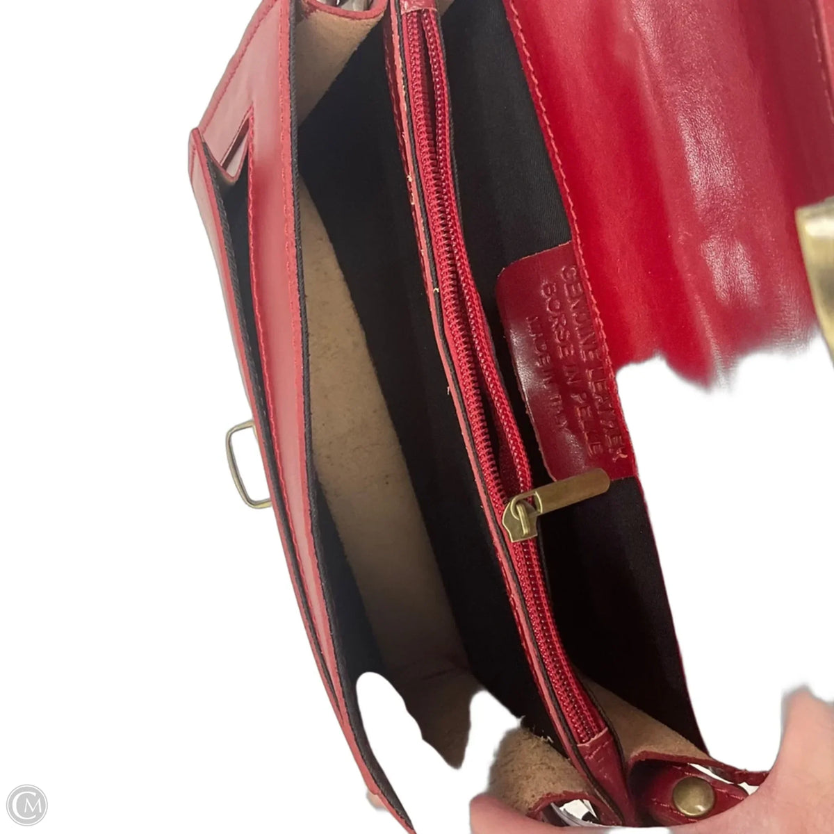 Crossbody Leather By Cmb, Size: Small