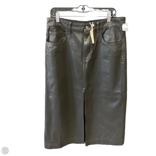 Skirt Maxi By Sundance In Black Denim, Size: 12