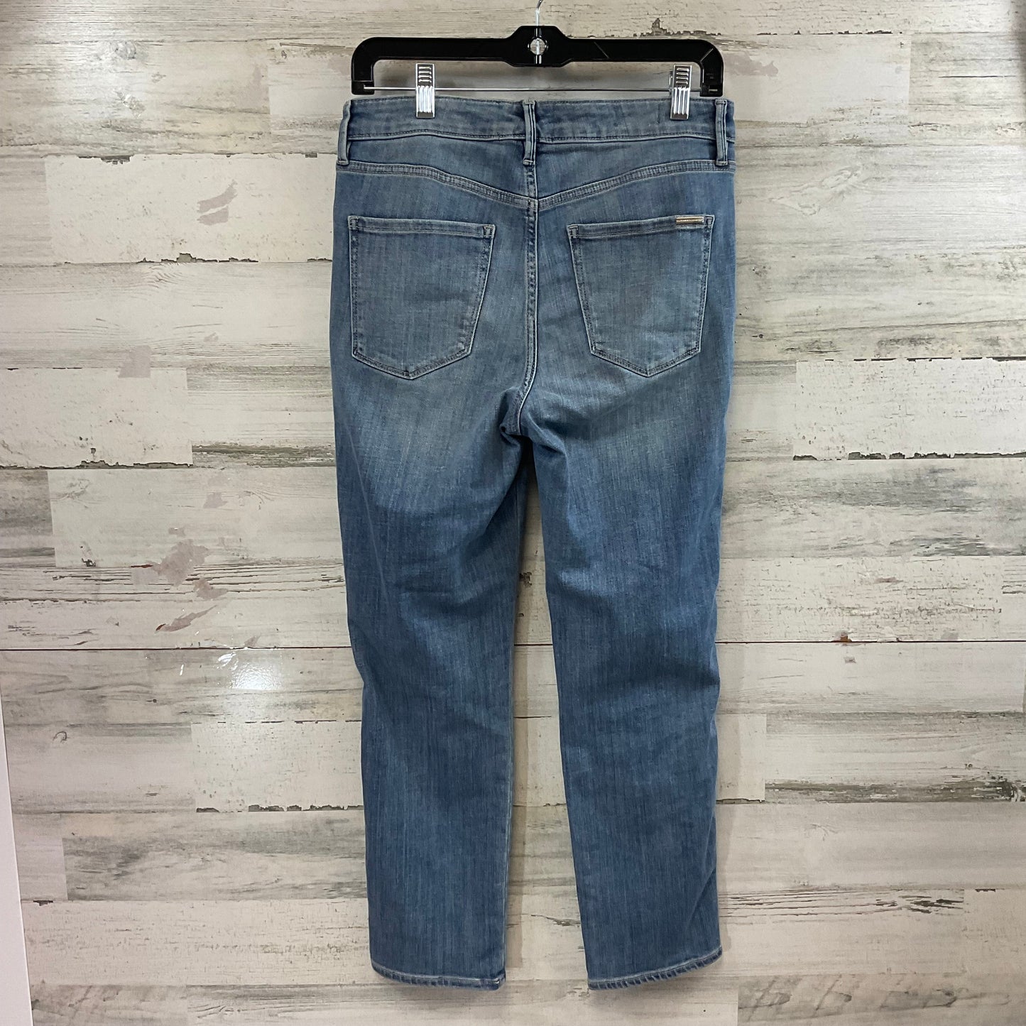 Jeans Straight By White House Black Market In Blue Denim, Size: 6