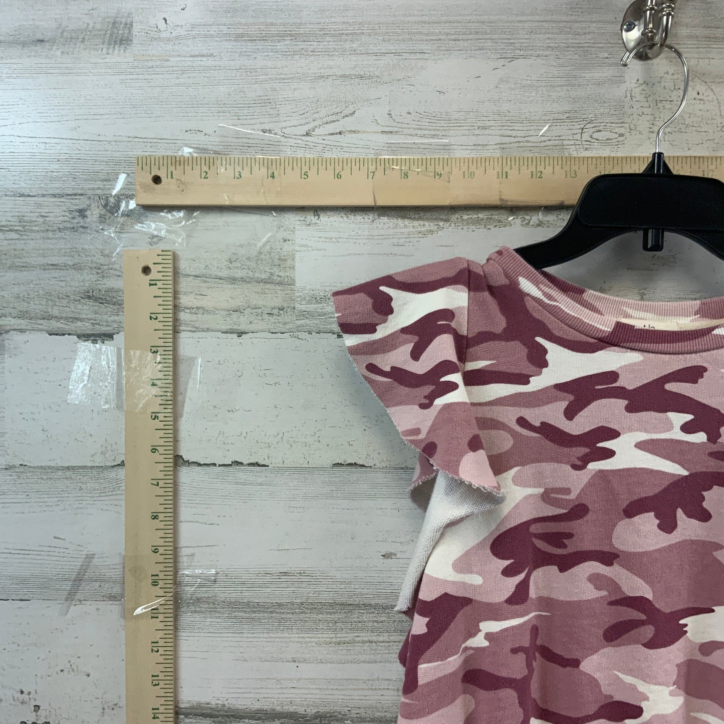 Camouflage Print Top Sleeveless T.la, Size M