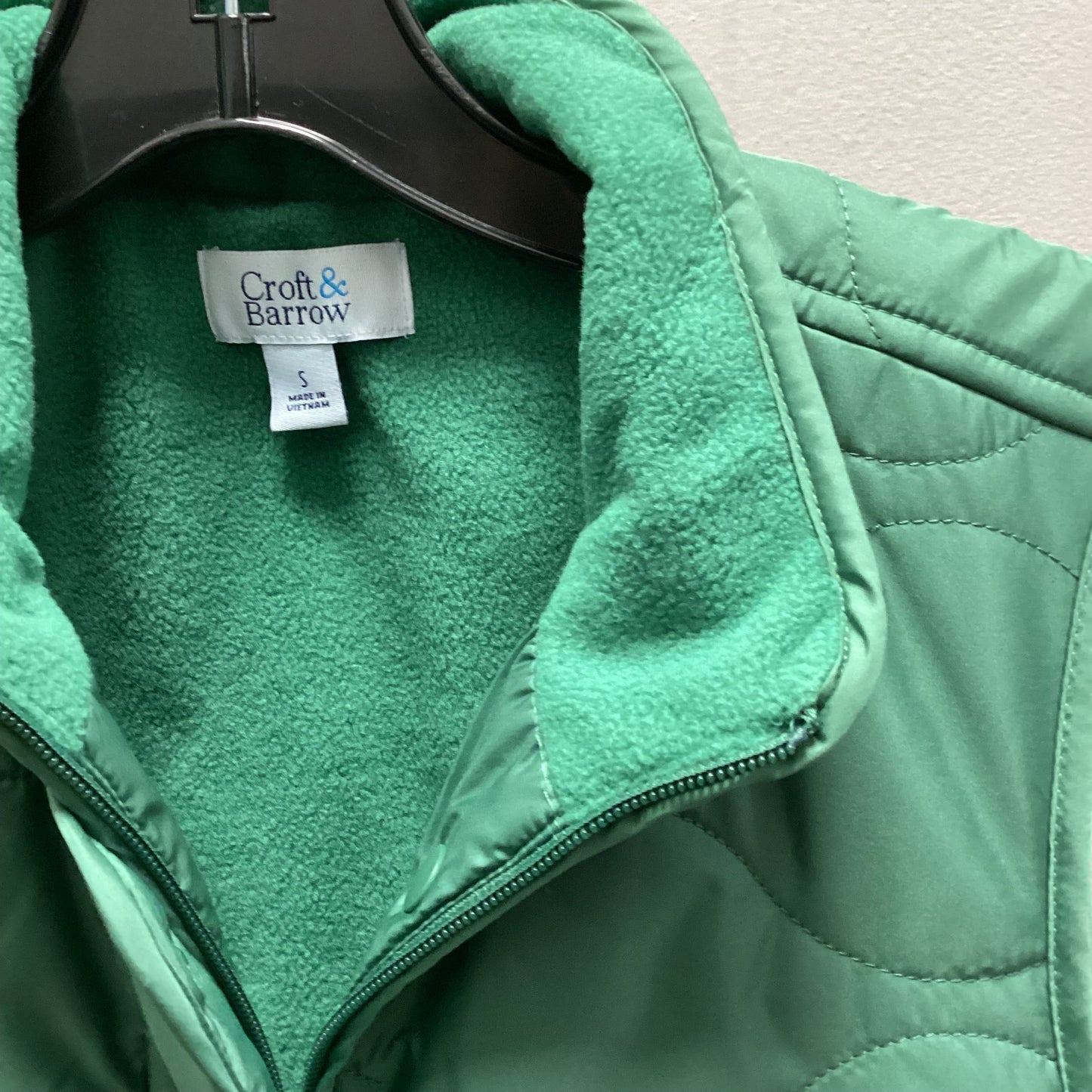 Vest Puffer & Quilted By Croft And Barrow In Green, Size: Xl