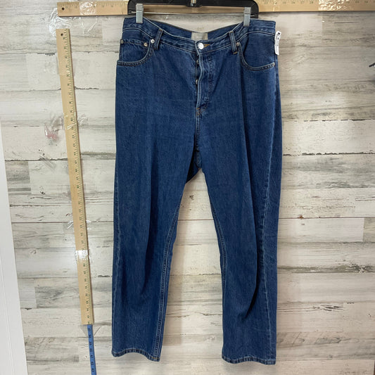 Blue Denim Jeans Straight Everlane, Size 14