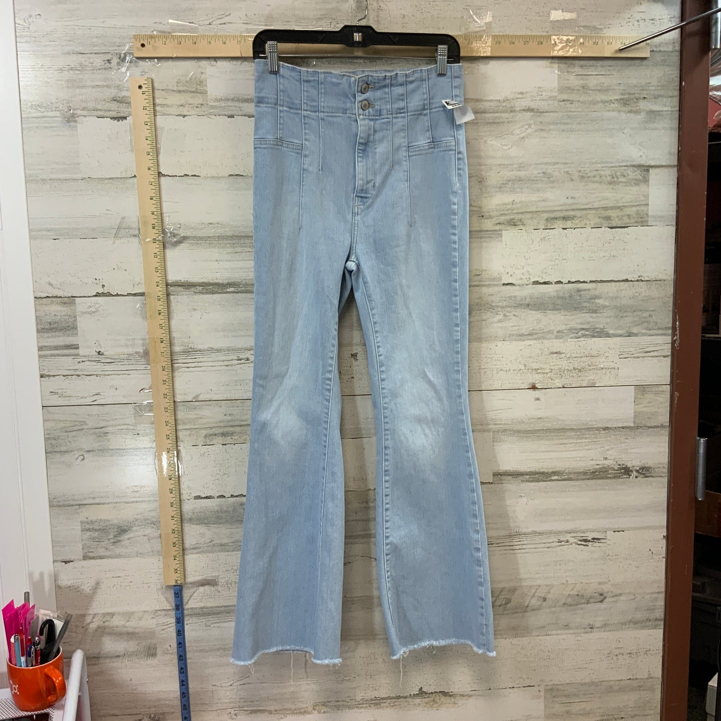 Blue Denim Jeans Flared We The Free, Size 6