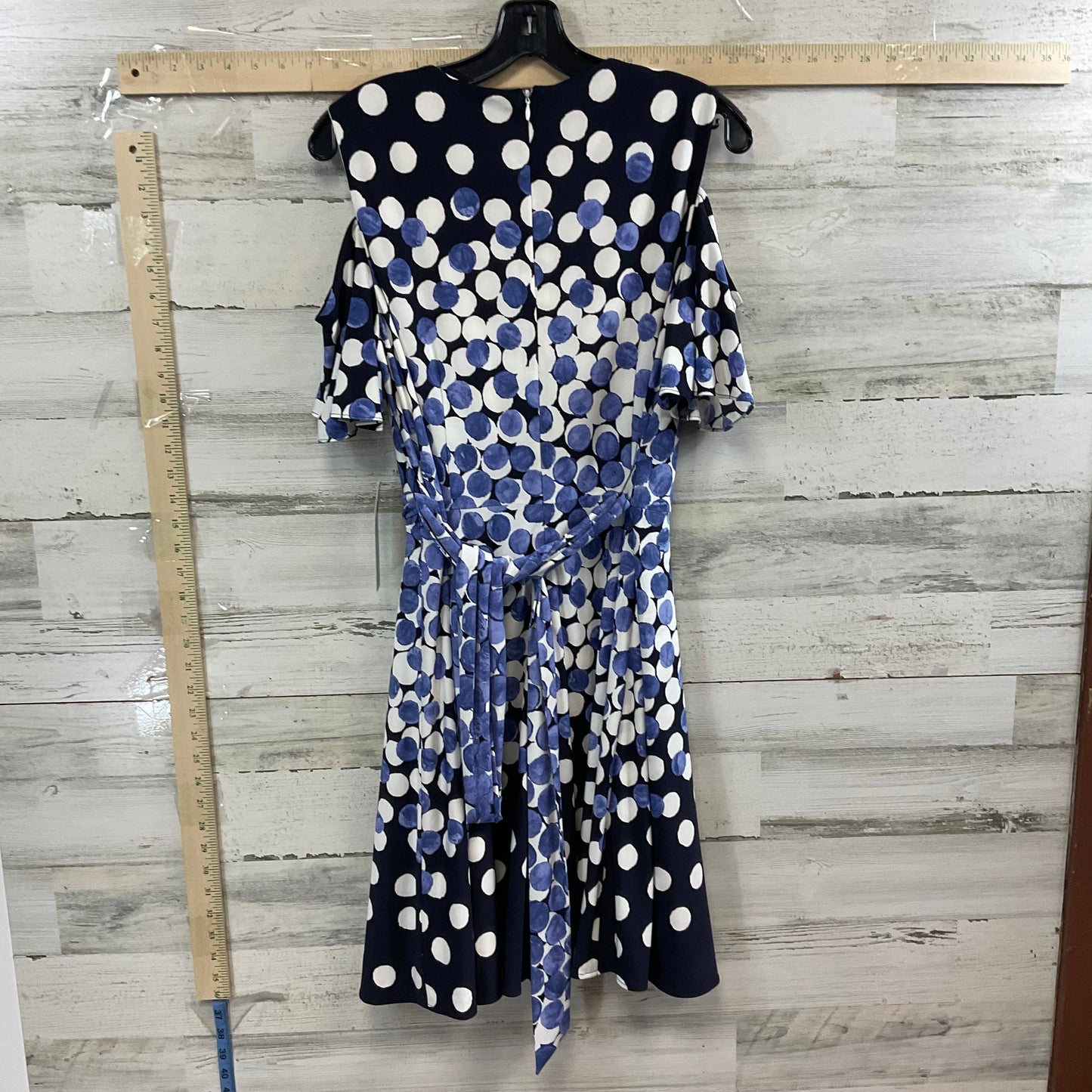 Blue & White Dress Work Tahari By Arthur Levine, Size M