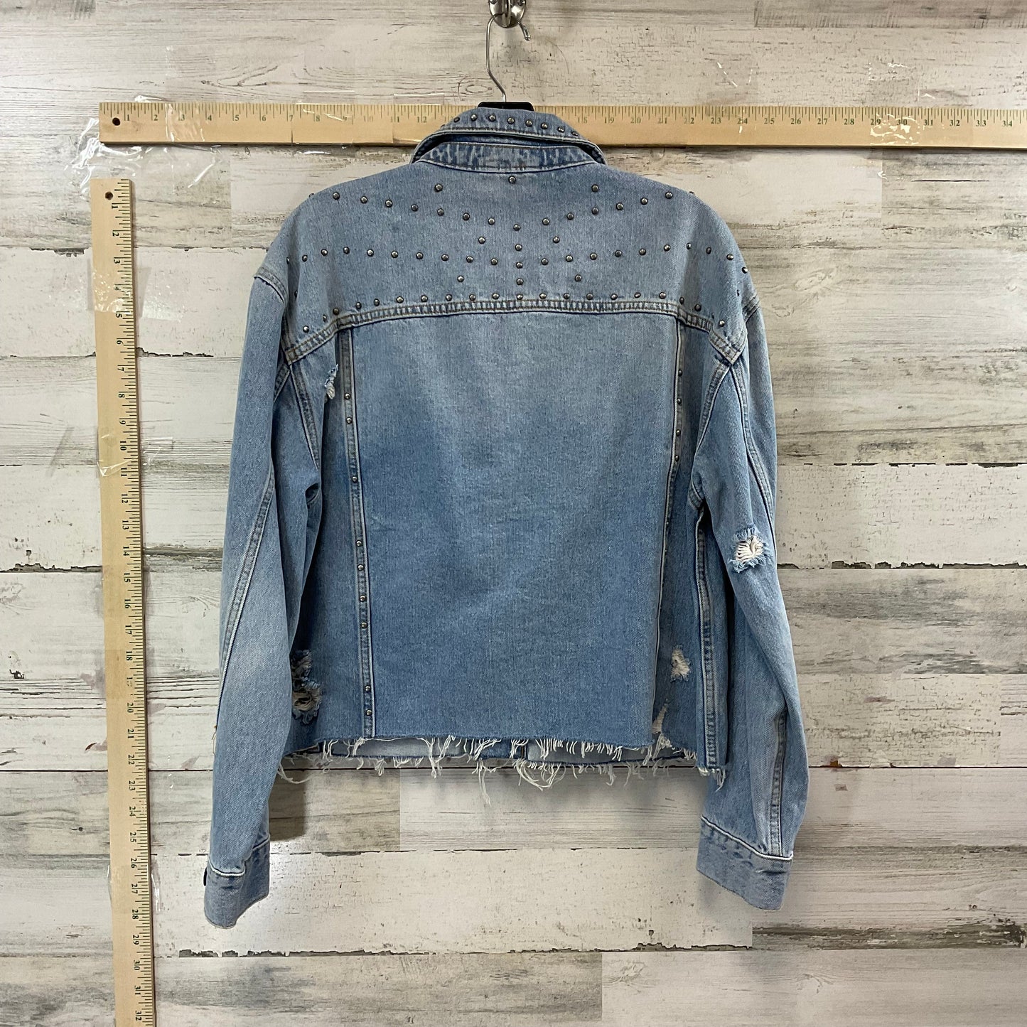 Blue Denim Jacket Denim Free People, Size S