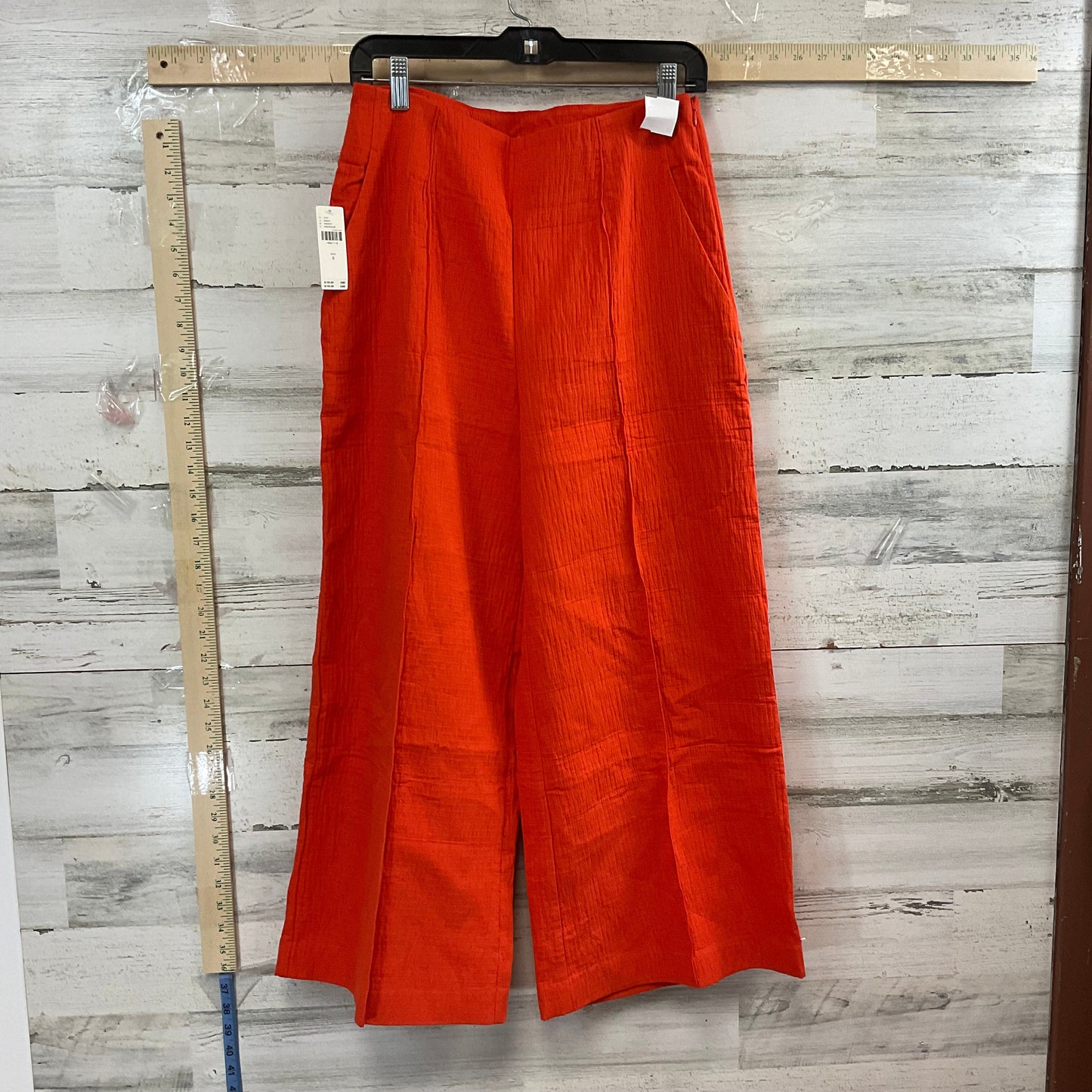 Orange Pants Wide Leg Maeve, Size 8