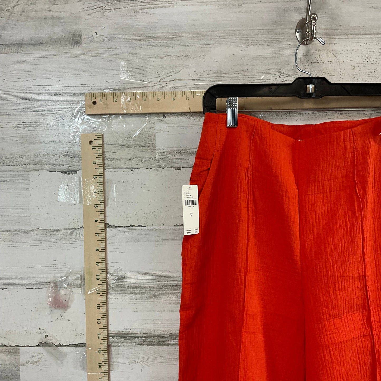 Orange Pants Wide Leg Maeve, Size 8