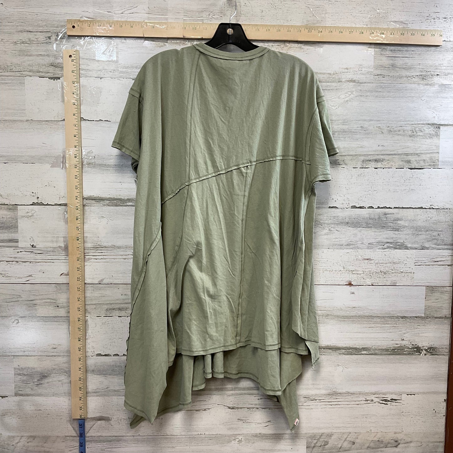 Green Top Short Sleeve Free People, Size S