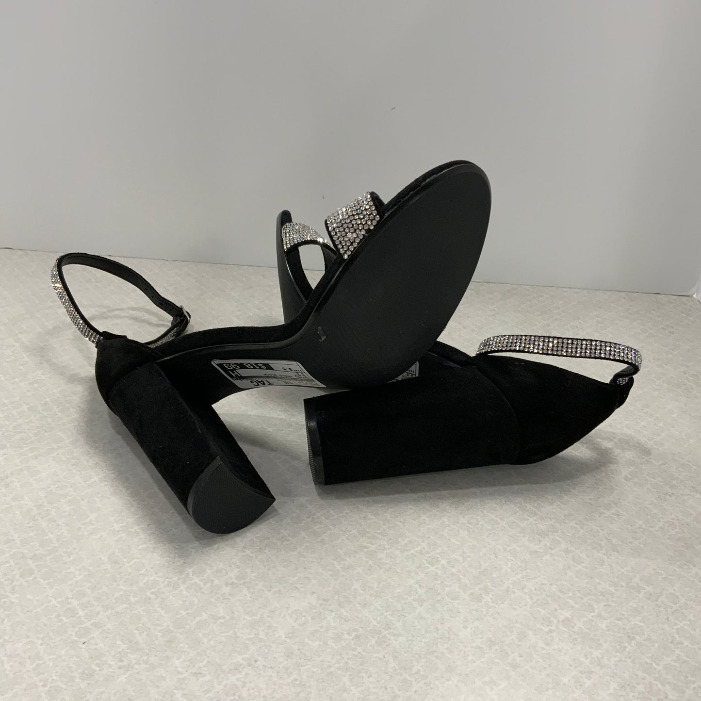 Black Shoes Heels Block Steve Madden, Size 9.5