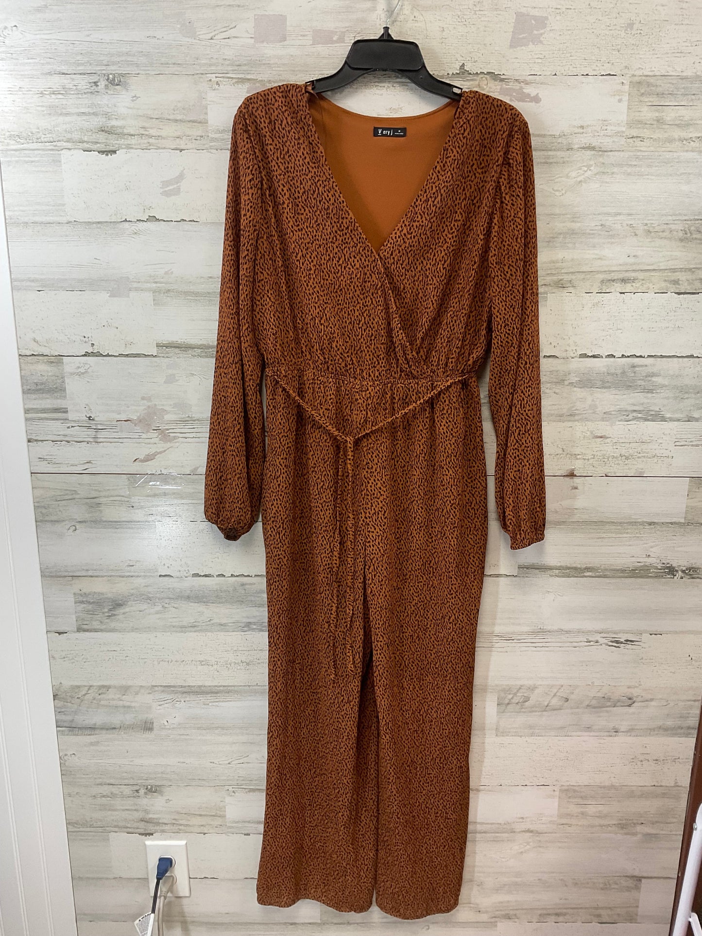 Jumpsuit By Very J In Animal Print, Size: M