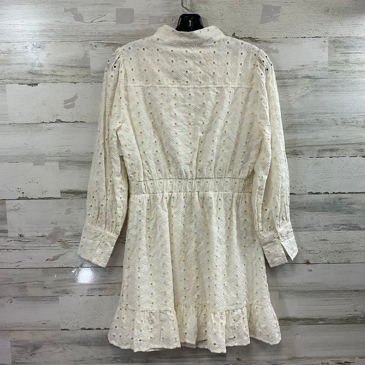 Blouse Long Sleeve By Fate In Cream, Size: M