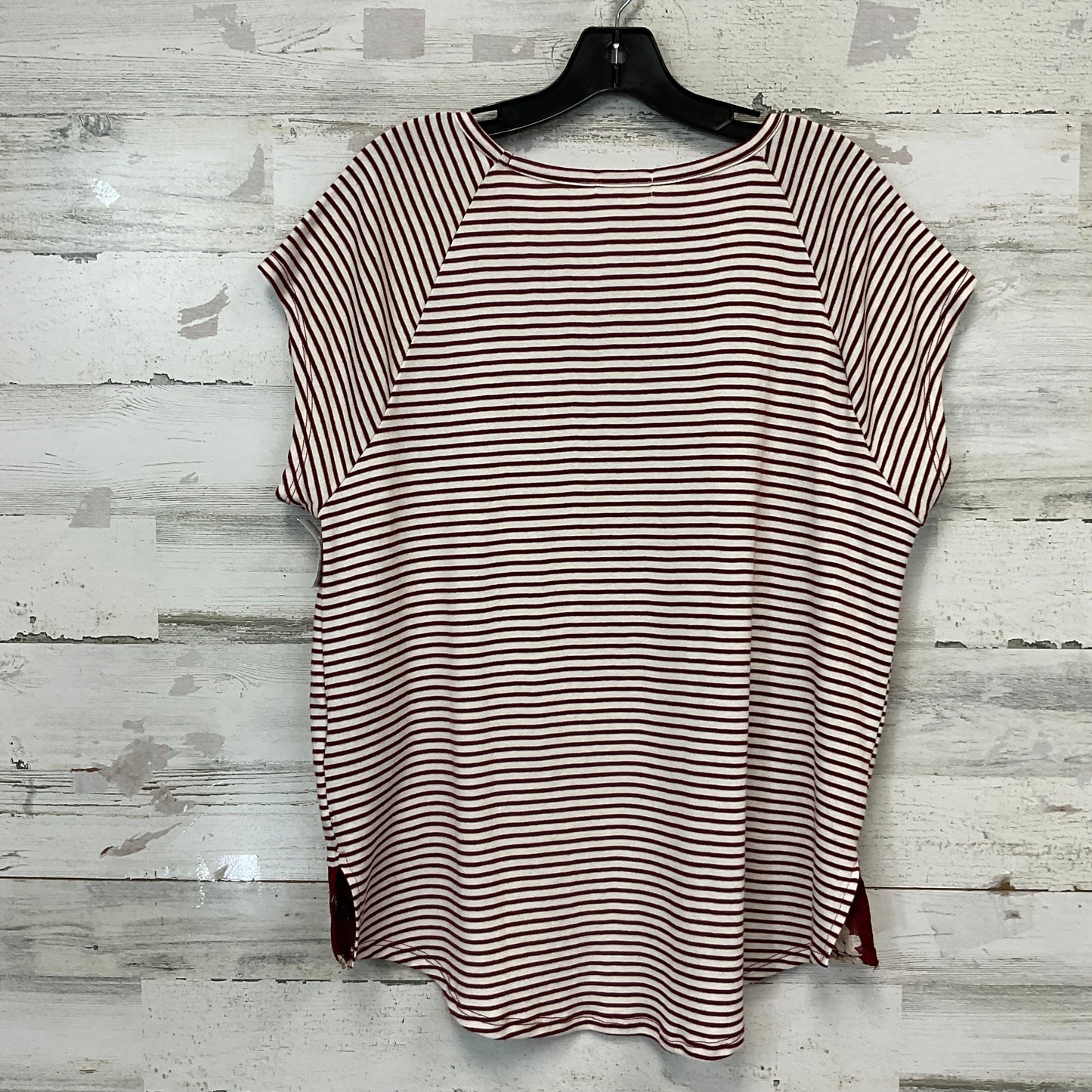 Top Short Sleeve By Maeve In Red, Size: M