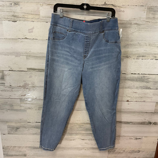 Jeans Cropped By Spanx In Blue Denim, Size: 1x