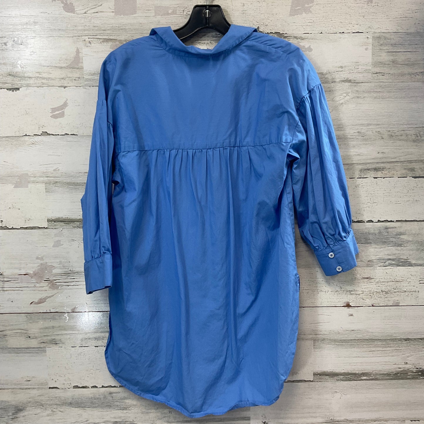 Blouse Long Sleeve By Maeve In Blue, Size: M