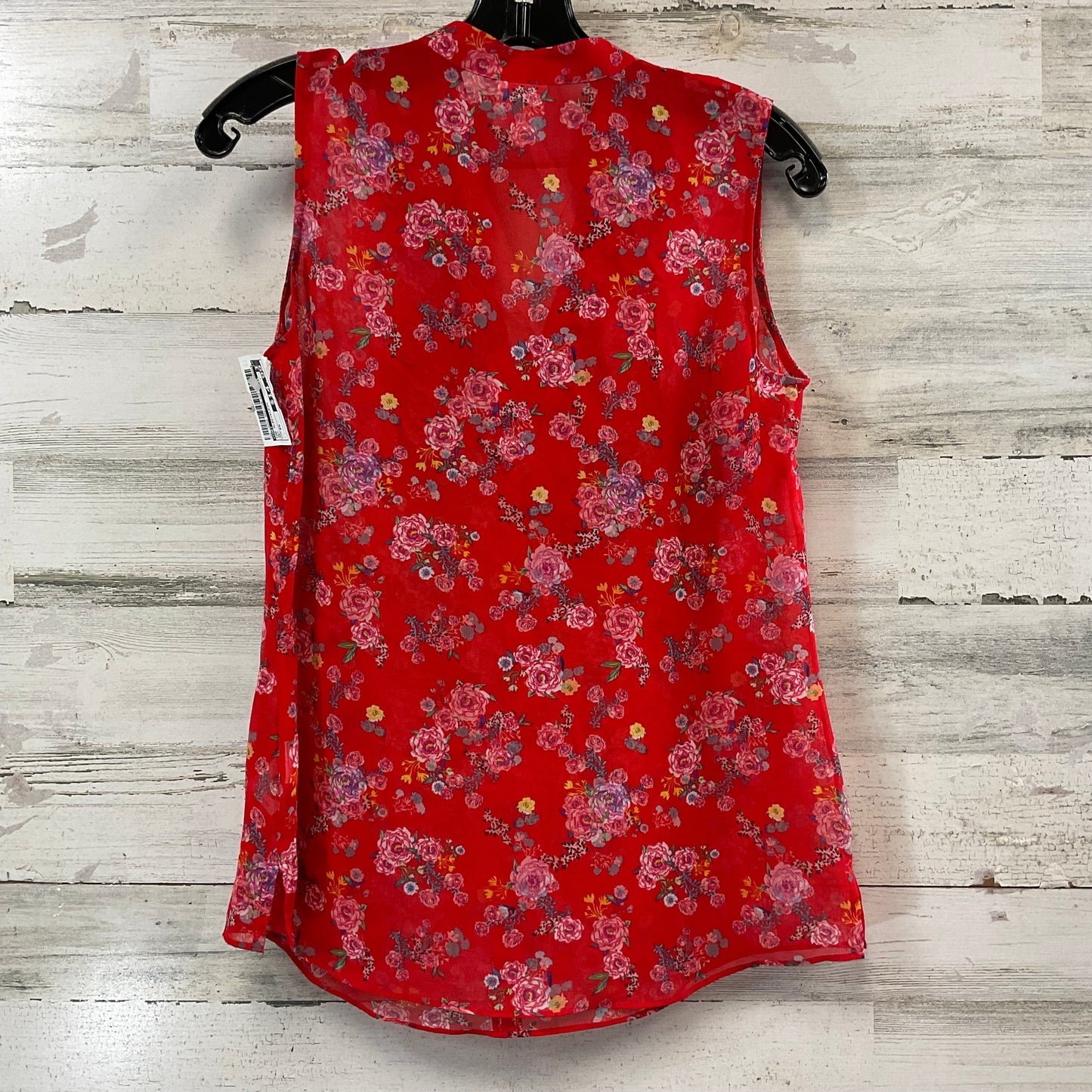 Top Sleeveless By Cabi In Red, Size: Xs