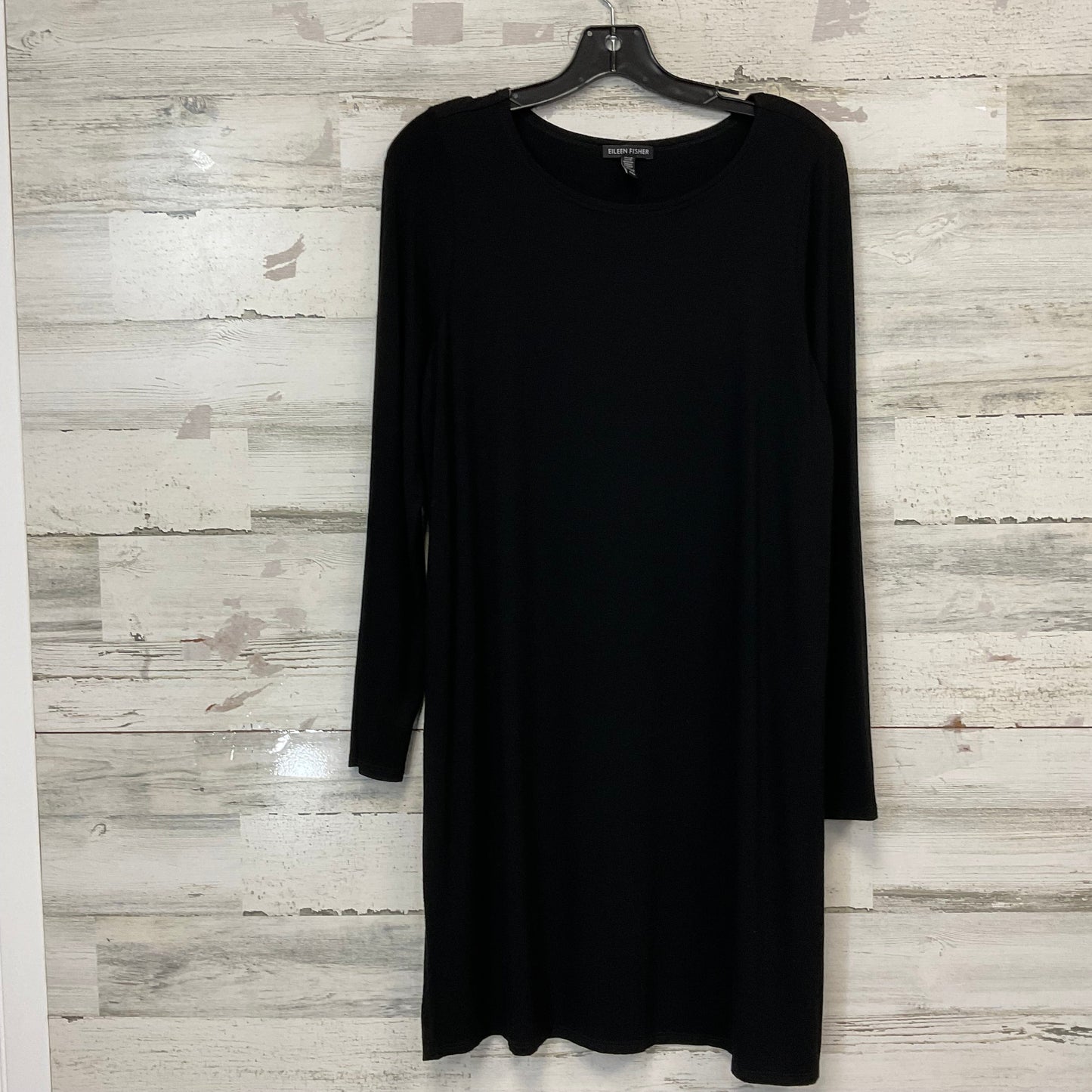 Tunic Long Sleeve By Eileen Fisher In Black, Size: M