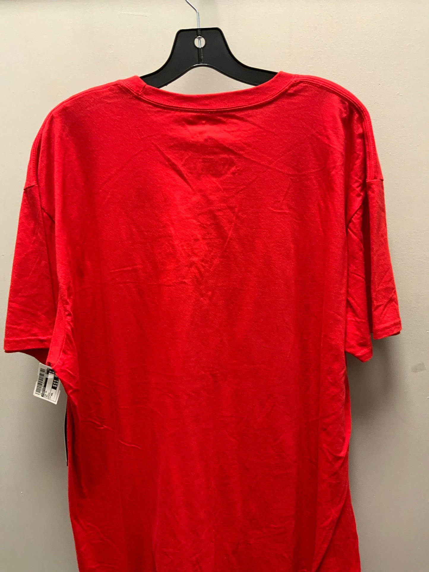 Top Short Sleeve By Fanatics In Red, Size: Xxl