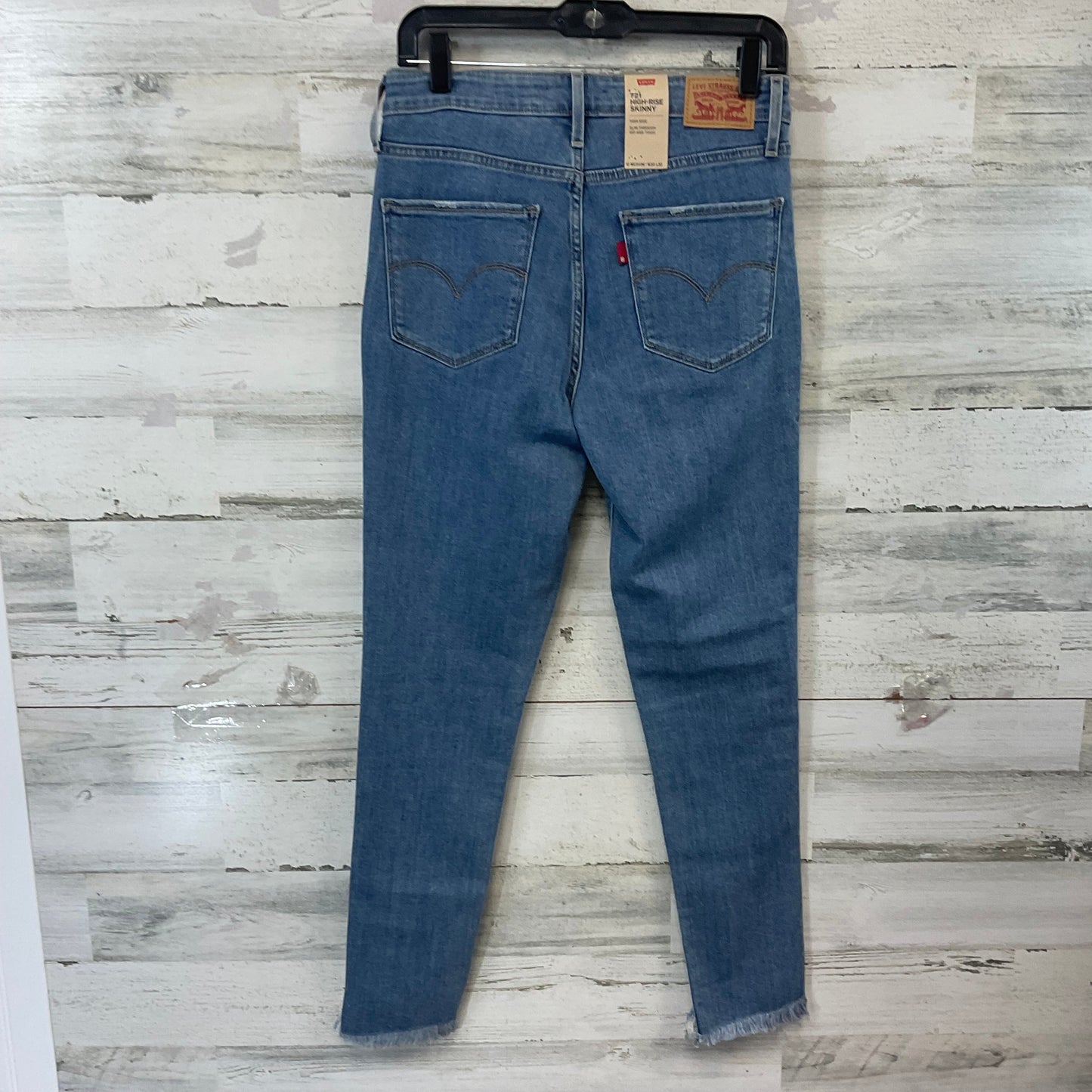 Jeans Skinny By Levis In Blue Denim, Size: 10