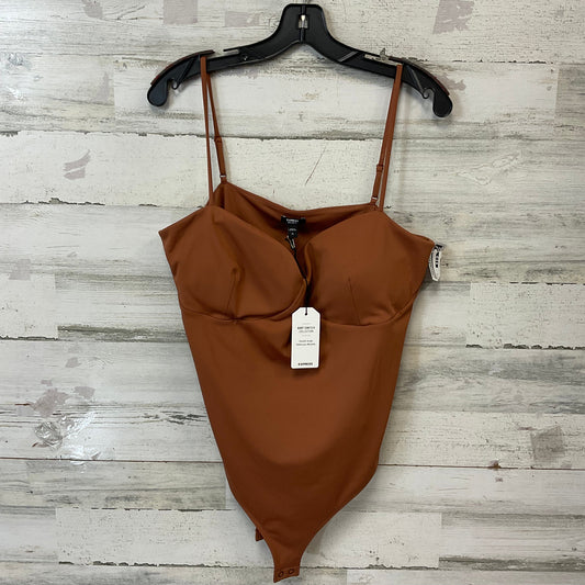 Bodysuit By Express In Brown, Size: Xl