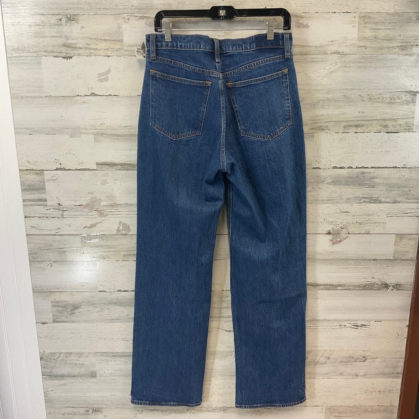 Jeans Straight By Abercrombie And Fitch In Blue Denim, Size: 10