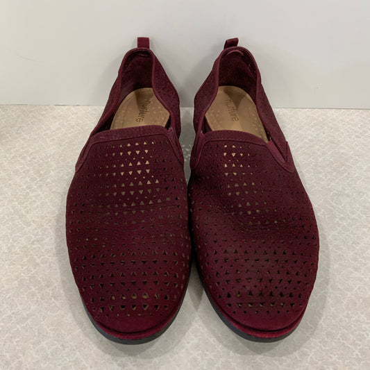 Shoes Flats By Nurture In Maroon, Size: 9.5