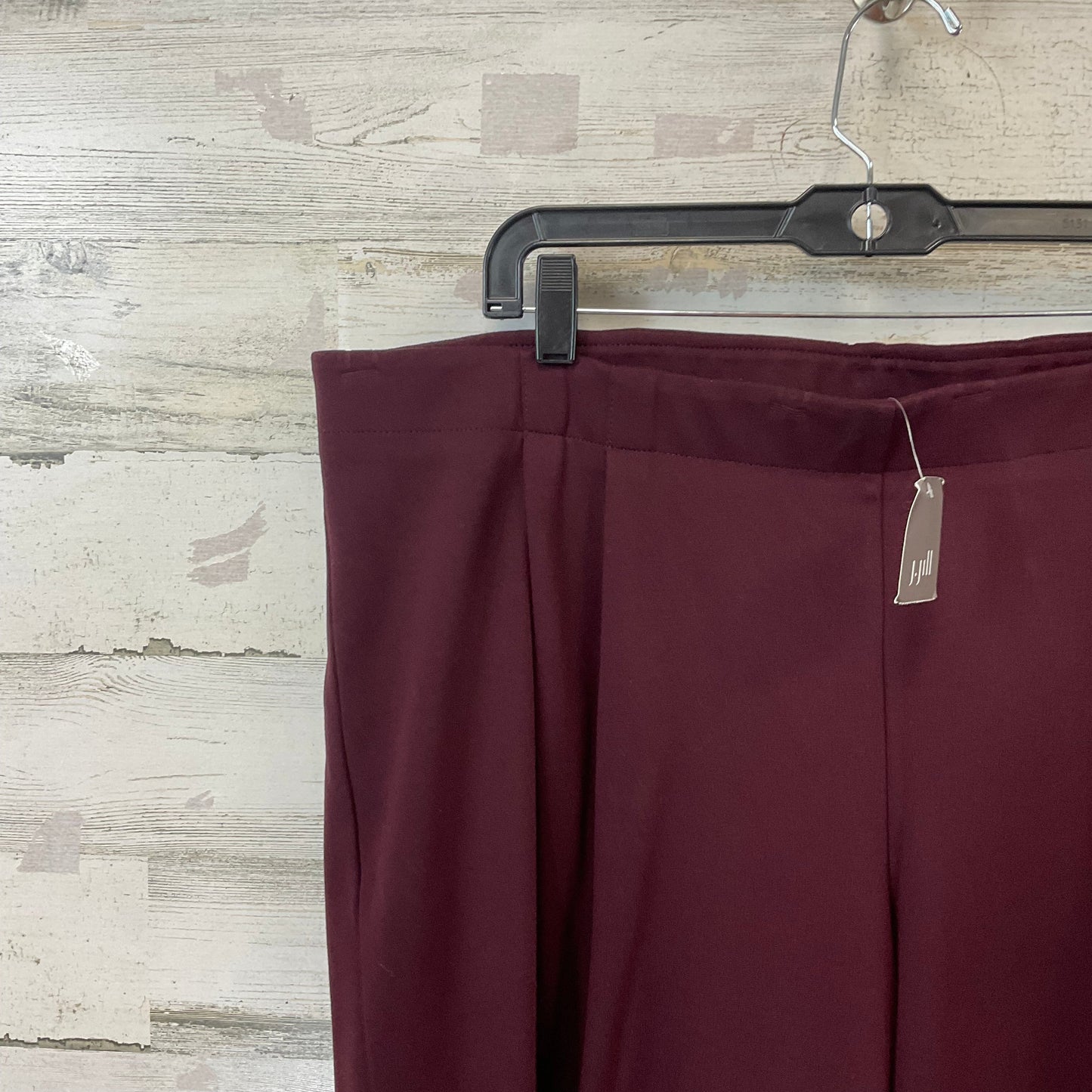 Pants Cropped By J. Jill In Maroon, Size: 3x