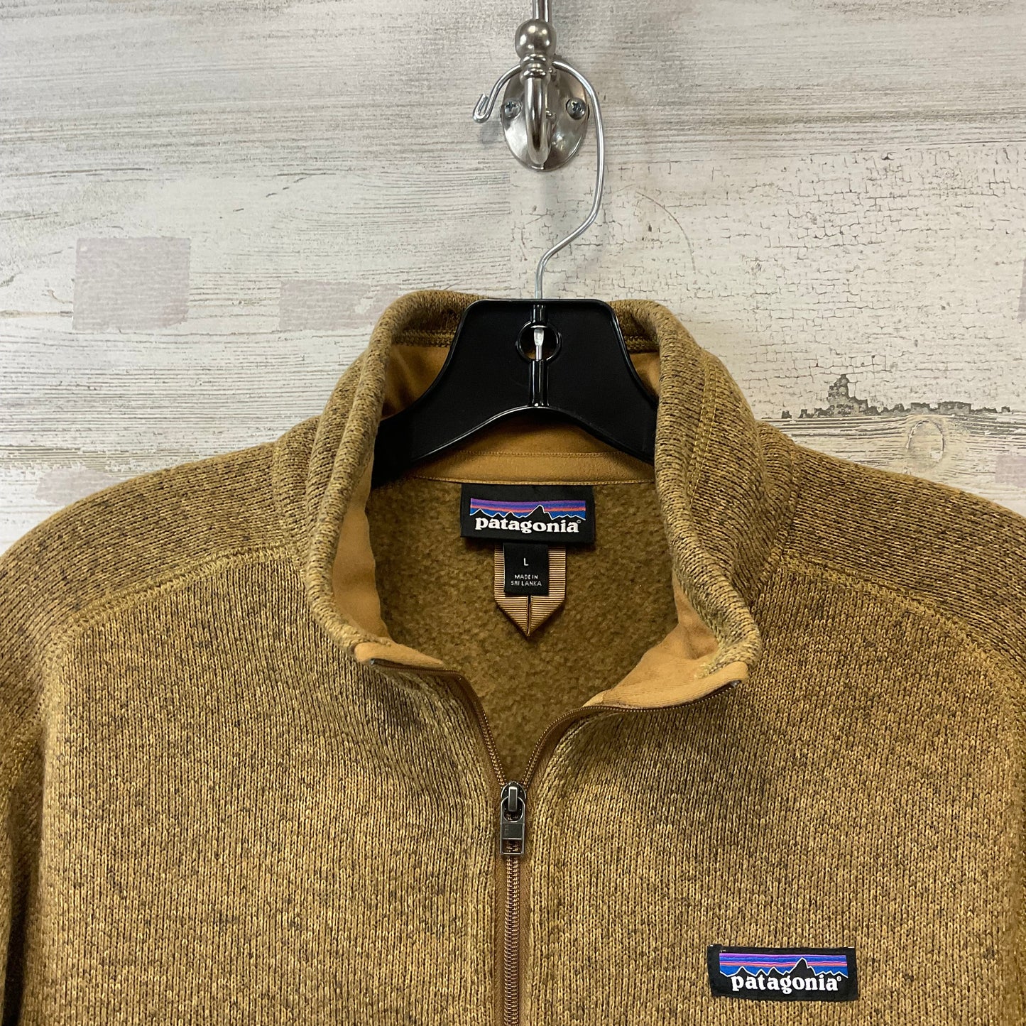 Jacket Fleece By Patagonia In Brown, Size: L