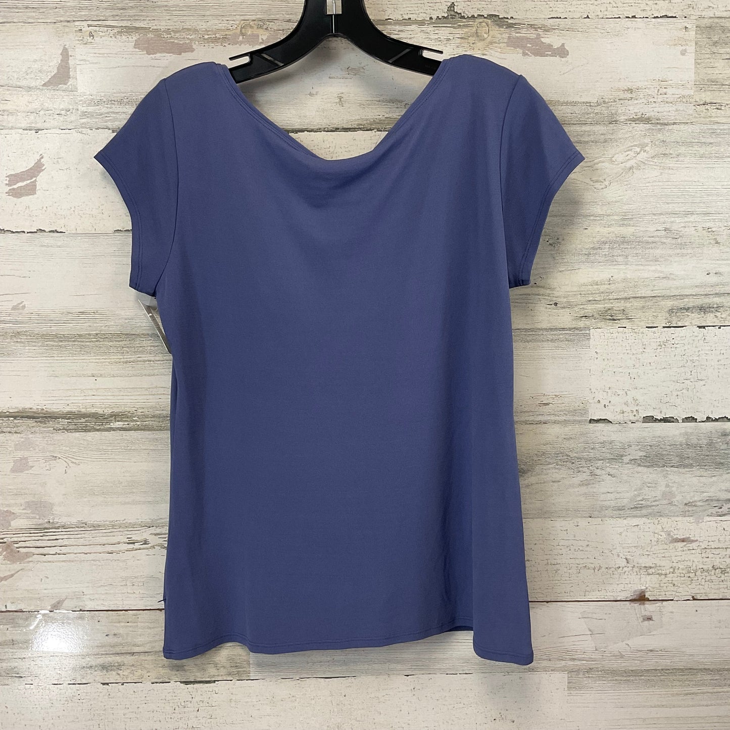 Top Short Sleeve By Eileen Fisher In Blue, Size: S