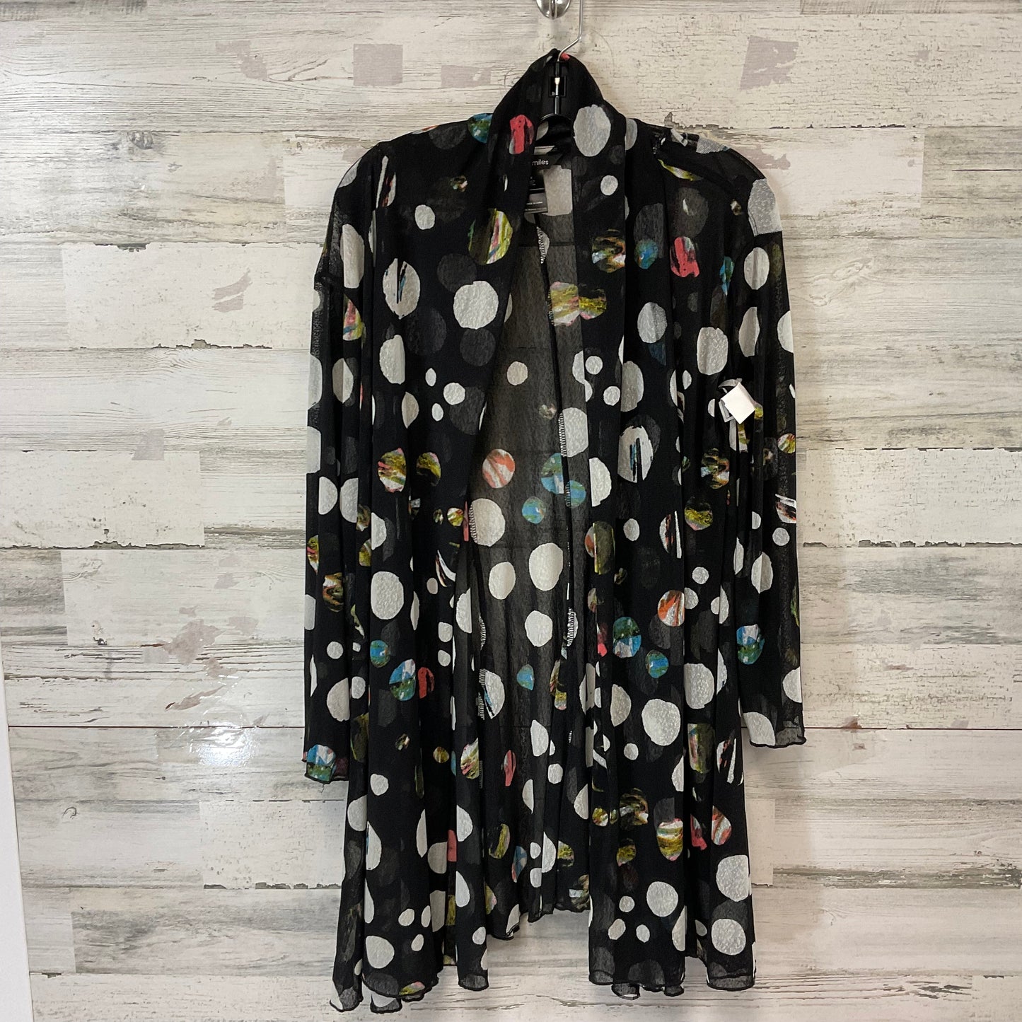 Cardigan By Ali Miles In Black, Size: 2x