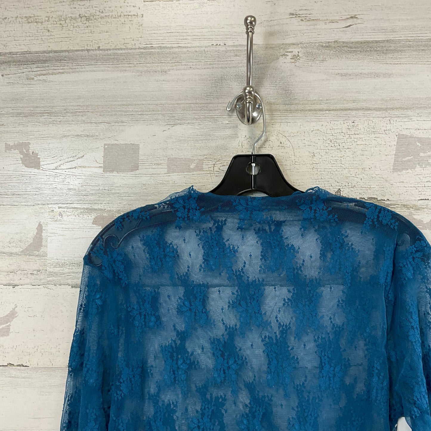 Top Long Sleeve By Zenana Outfitters In Teal, Size: L