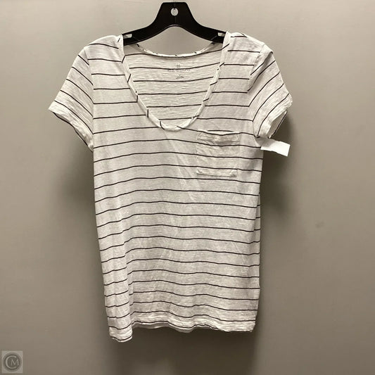 Top Short Sleeve Basic By Caslon In White, Size: S