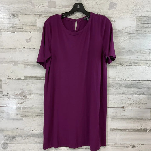 Dress Casual Short By Eileen Fisher In Purple, Size: M